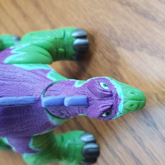 2 Imaginext Stegosaurs Dinosaur with moving tail 2004 and 2005 - Picture 8 of 9